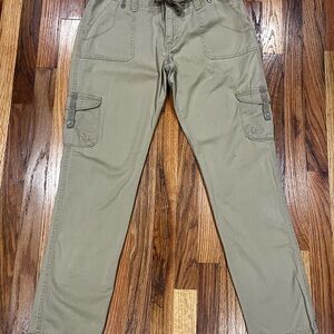 Women's Vintage Levi's Cargo‎ Pants/Pockets,Size 8 Straight Leg Khaki